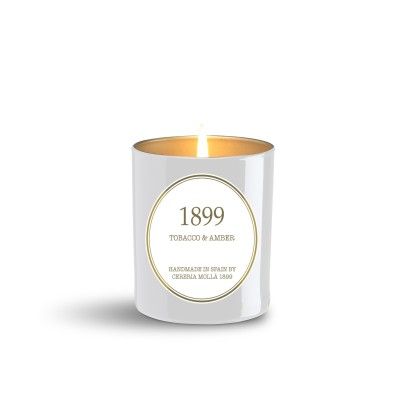 Bougie Tobacco & Amber premium 230gr - CERERIA MOLLA 1899 Tobacco &amp; Amber 
Parfum d'inspiration orientale de gingembre exoti