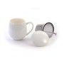 0.35 liter unicolor infusion cup Besides the fact that it's beautiful to see, it's very practical! With a volume of 350 ml, this
