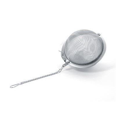 Tea filter - Metal ball - 6.5cm - L Spherical tea filter with chain diam 6.5 cm - 1