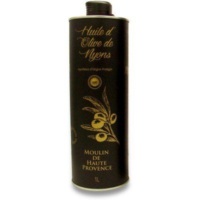 Huile d'olive AOP Nyons 1 L - Moulin de Haute Provence Emblème du bassin méditerranéen. L’huile d’olive fait partie des mœurs de