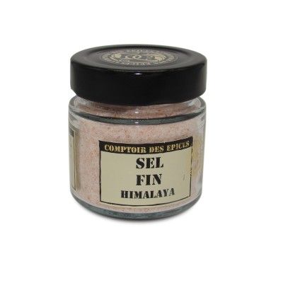 Cpt des Epices - Sel Rose d'Hymalaya fin cristaux Tibet 125Gr  - 1