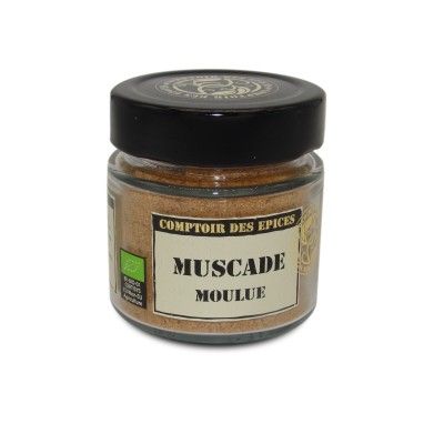 Cpt des Epices - Muscade Noix Moulues 50Gr - Bio  - 2