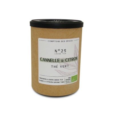 Cpt des Epices - Thé vert Cannelle & citron 75Gr - Bio  - 1
