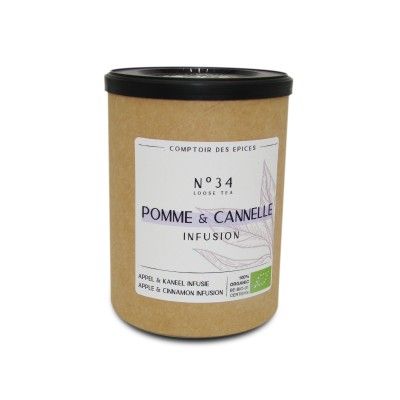 Cpt des Epices - Tisane Pomme & Cannelle 80Gr - Bio  - 1