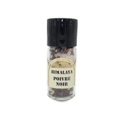 Cpt des Epices - Moulin Himalaya poivre noir - 90Gr Ce sel pur, formé il y a plus de 250 millions d'années, est extrait, à la ma