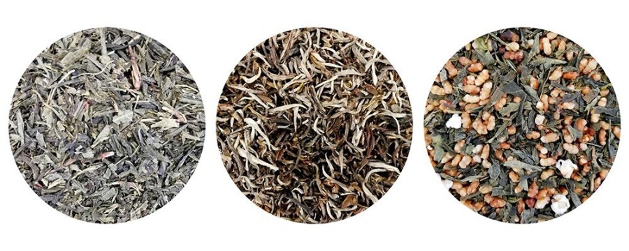 Green & white teas assembled